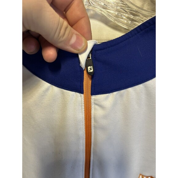 Footjoy Full Zip Golf Jacket Men’s XL Stretch *flaw see pics* - Picture 4 of 11